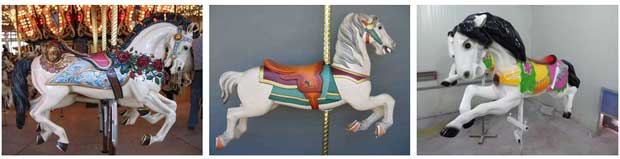 Carousel horses