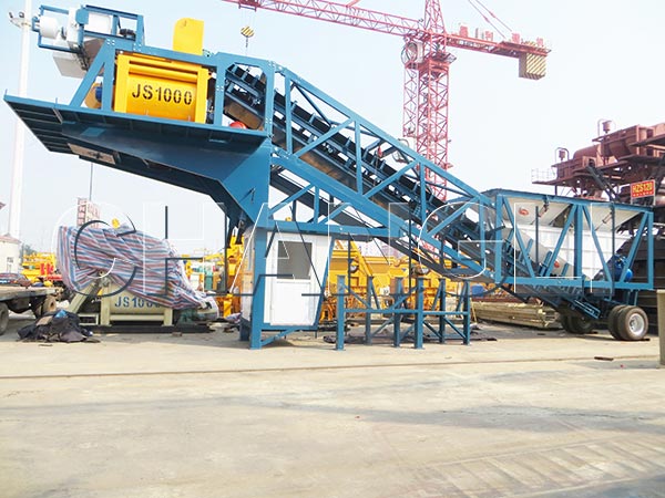 mobile concrete batching plant for sale