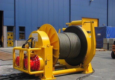 Ellsen 80t single drum winch for sale