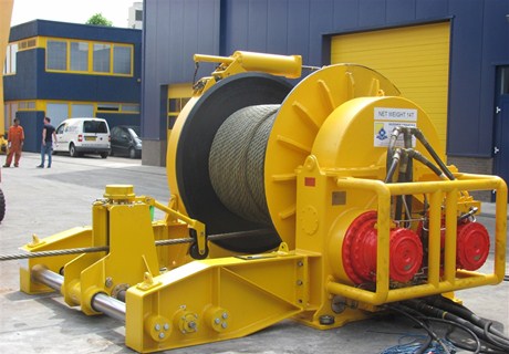 Ellsen single drum winch from 50-80t for sale