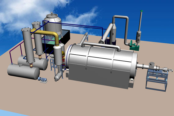 Tire Pyrolysis Plant