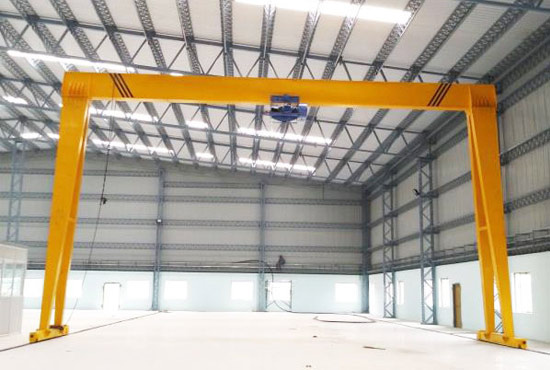Single Girder Warehouse Gantry Crane for Sale