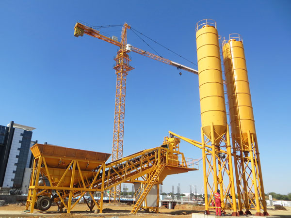 Portable Concrete Batching Plant