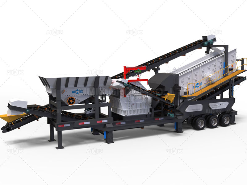 mobile impact crusher plant