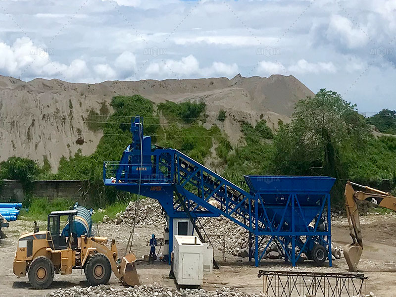 mobile plant concrete for on-site concrete productions