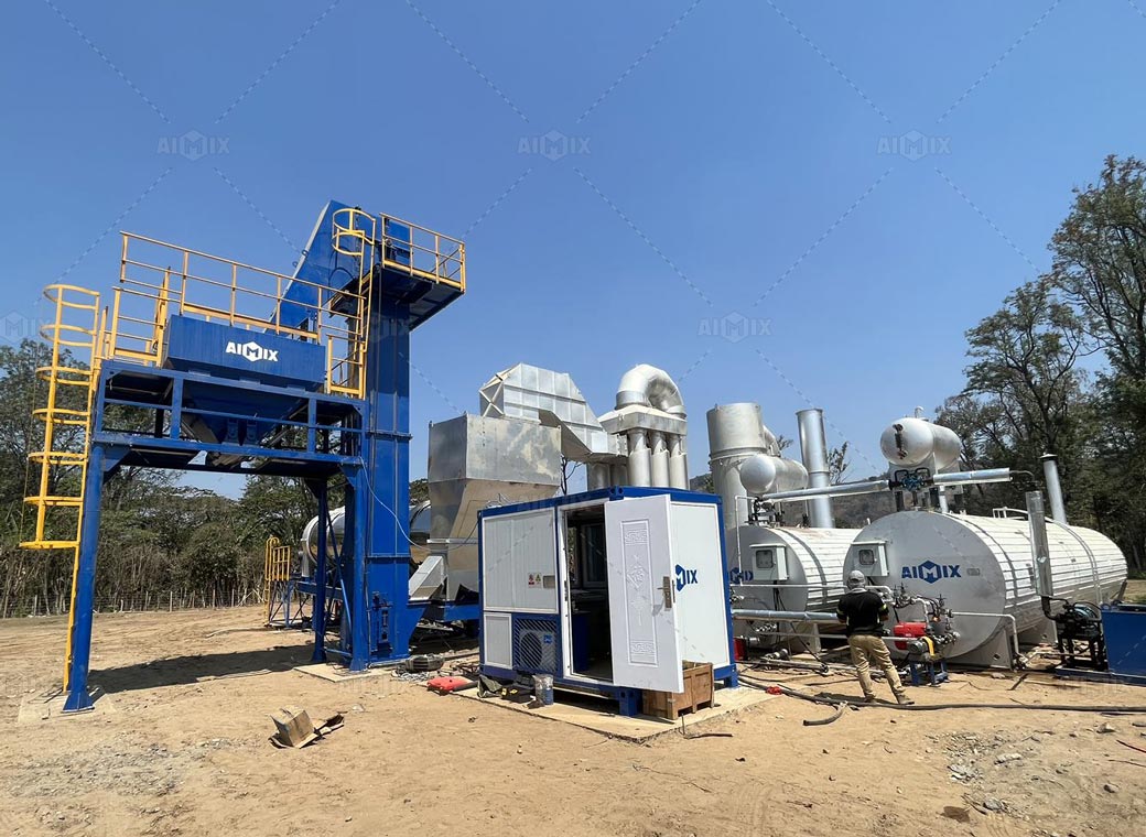 Continuous Asphalt Mixing Plant
