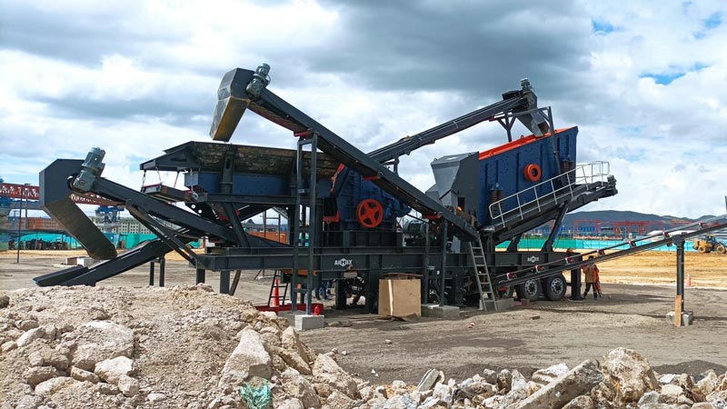 Gravel Crusher Plant Mobile Type
