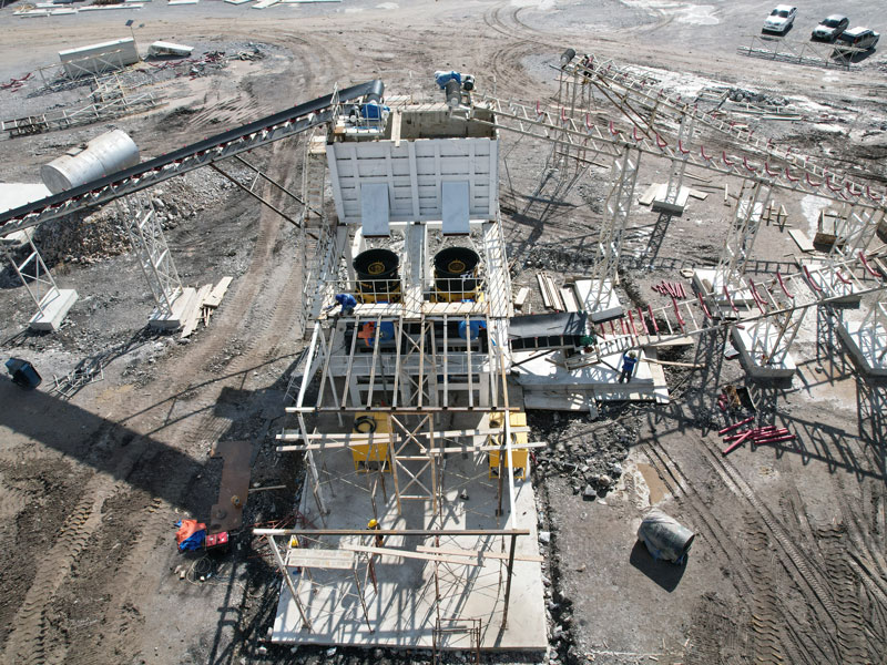 Stationary Type Stone Crusher Plant