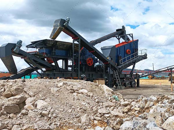 Mobile Impact Crushing Machine