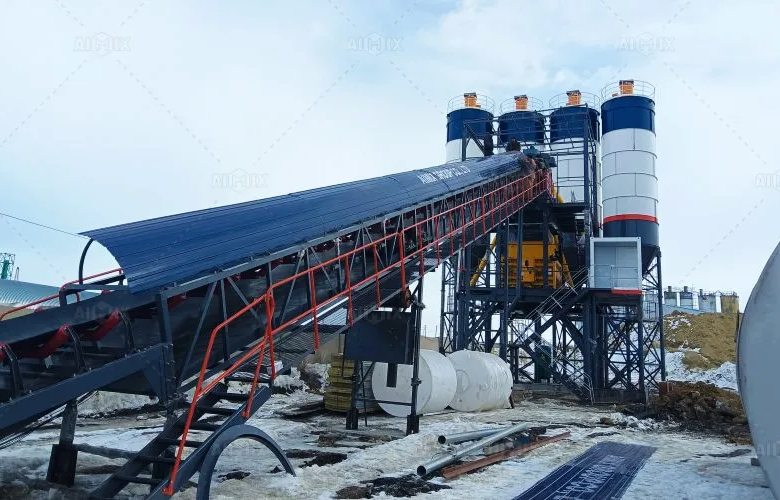 stationary type concrete plant solution