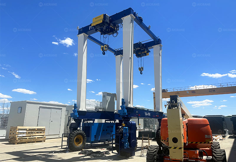 custom rubber tyred gantry crane