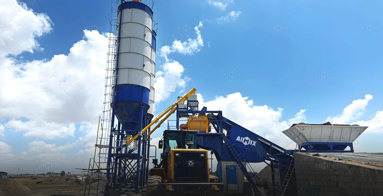 concrete mobile mixing plant solution