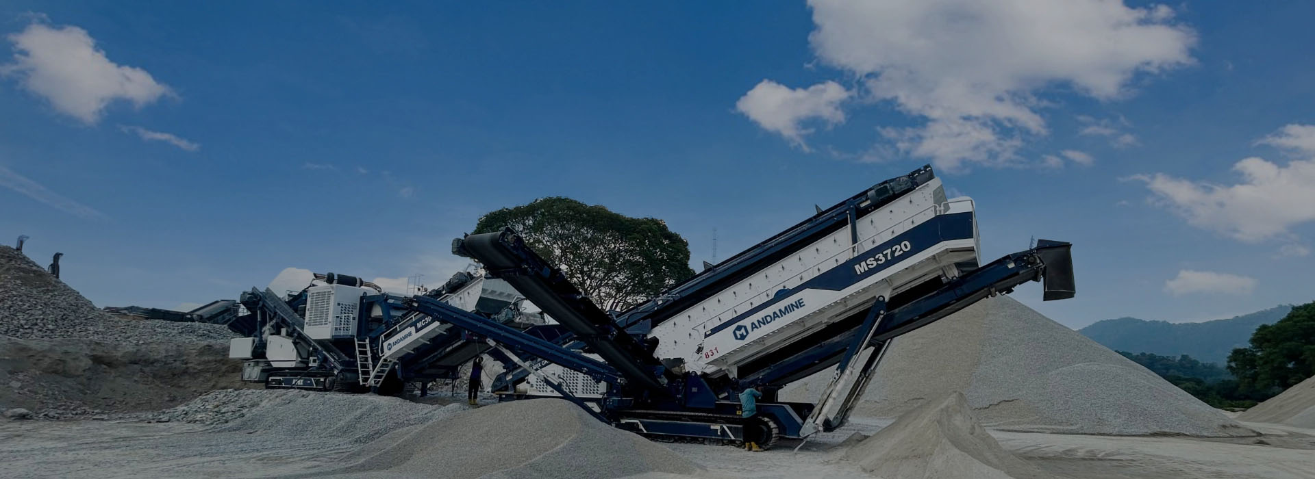 crawler mobile crushing plant for sale in Indonesia for AI Particle Shape Control