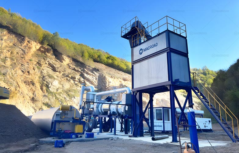 Mobile Asphalt Plant in Bosnia and Herzegovina